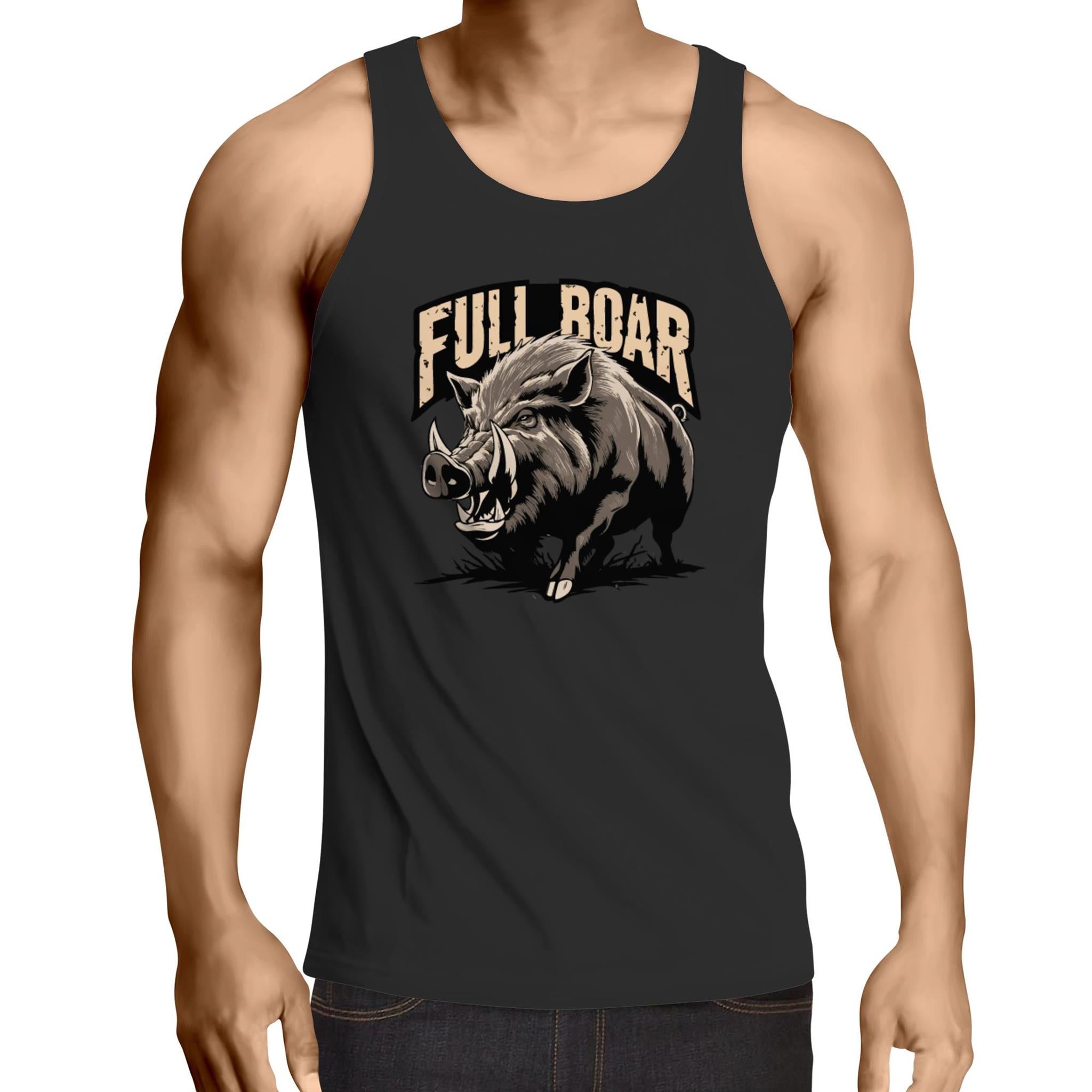 Angry Logo - Mens Singlet Top